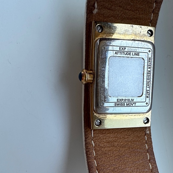 Givenchy Women Watch Swiss Movement Water Resistant White Leather Band main image 4